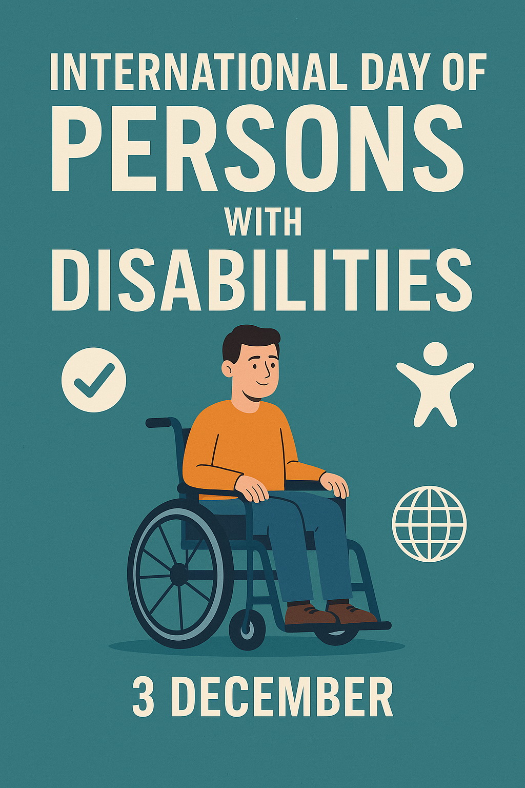 Παγκόσμια Ημέρα Ατόμων με Αναπηρία <BR>Άμα μπορώ εγώ, μπορείς και εσύ…